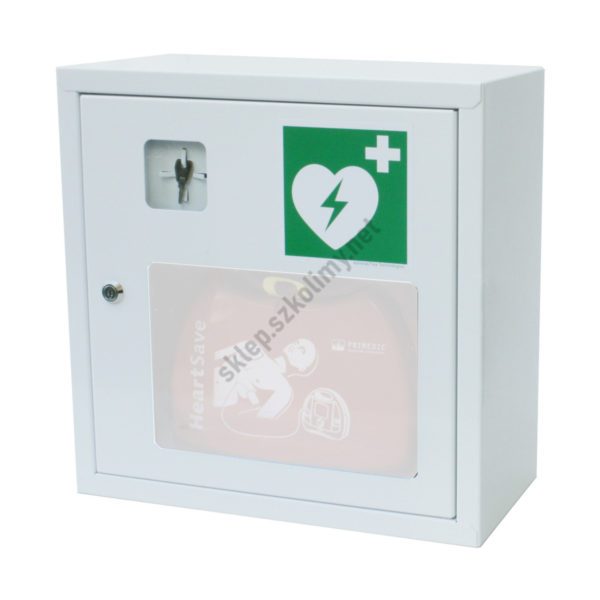 Szafka metalowa na defibrylator AED