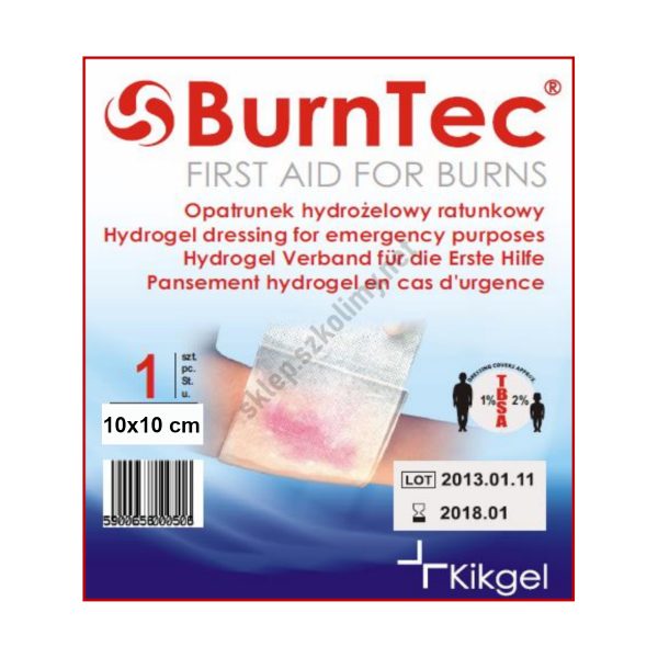 Opatrunek hydrożelowy BurnTec 10x10 cm