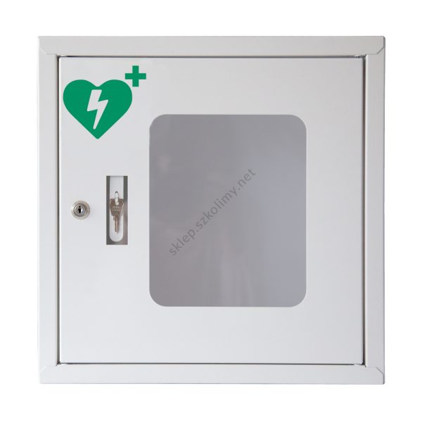 Szafka metalowa na defibrylator AED