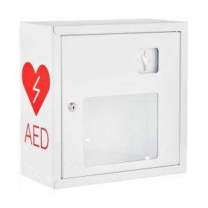 Szafka wewnętrzna, metalowa na defibrylator AED ASB1001