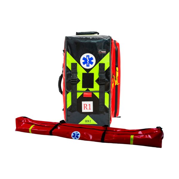 Zestaw PSP R1 w plecaku (KSRG 06.2021) z szynami kramera